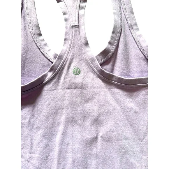 Lululemon Cool Racerback II Tank Lilac or Rose Quartz Women Size 4 - 6 W1AASS - Picture 6 of 10